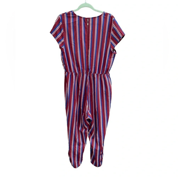 CHARLOTTE RUSSE STRIPED JUMPSUIT - Picture 2 of 7